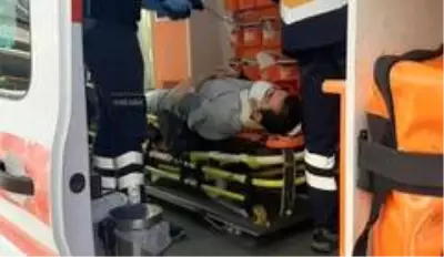 Yüksekten düşen şahıs yaralandı Yüksekten düşen şahıs yaralandı
