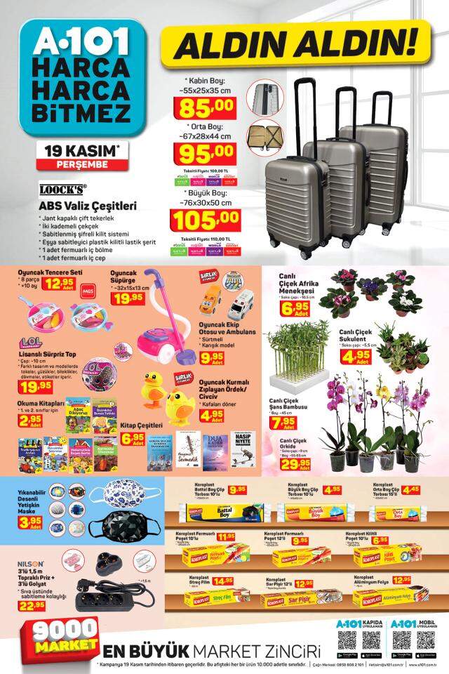 19 Kasım Perşembe A101 aktüel ürünler kataloğu! A101 Piranha 8 Tablet kaç para? Özellikleri nelerdir?
