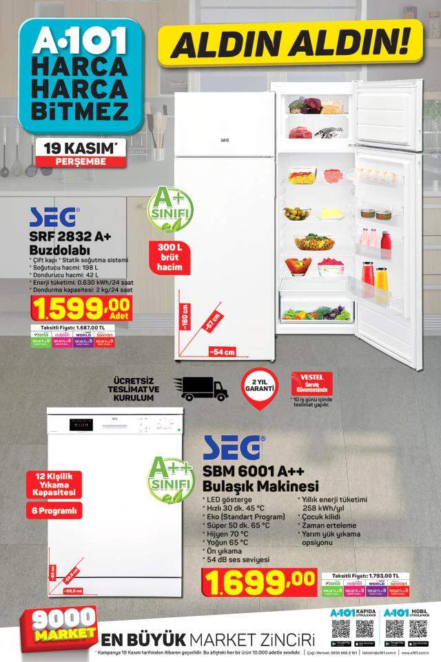 19 Kasım Perşembe A101 aktüel ürünler kataloğu! A101 Piranha 8 Tablet kaç para? Özellikleri nelerdir?