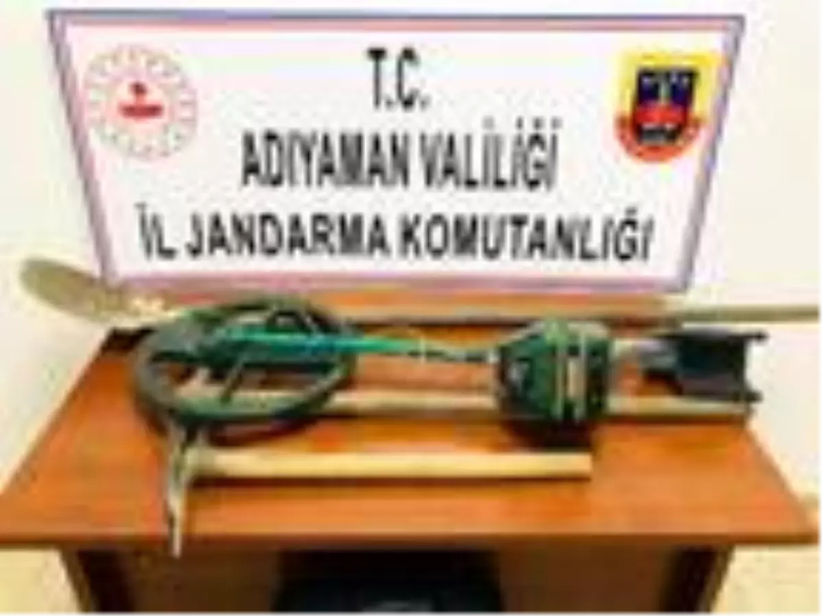 Adıyaman'da kaçak kazıya 3 gözaltı