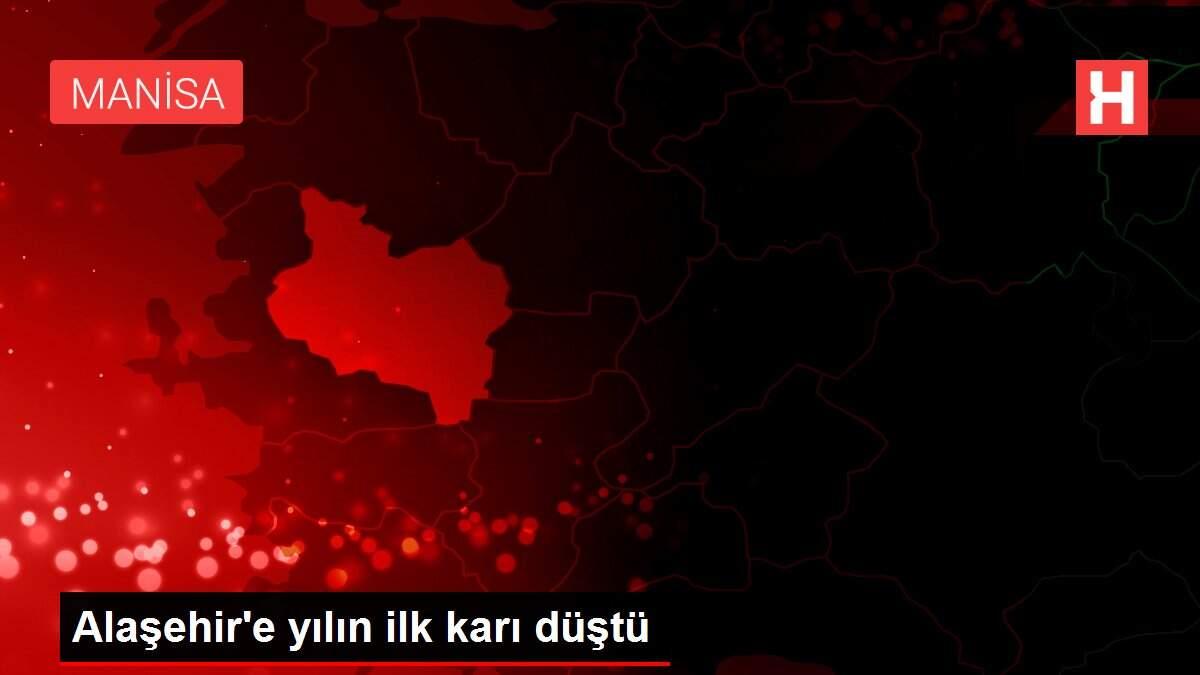 Alaşehir'e yılın ilk karı düştü