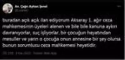 Avukatın sosyal medyadan tepki gösterdiği mahkeme heyeti, davadan çekildi Avukatın sosyal medyadan tepki gösterdiği mahkeme heyeti, davadan çekildi