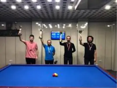 Bilardo heyecanı tamamlandı Bilardo heyecanı tamamlandı