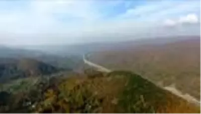 BOLU / DÜZCE - Bolu Dağı sonbahar renkleriyle görsel şölen sunuyor BOLU / DÜZCE - Bolu Dağı sonbahar renkleriyle görsel şölen sunuyor