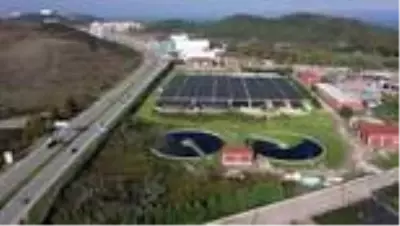 Drone - Güneş enerji sistemine sahip arıtma tesisi yılda 1 milyon lira tasarruf ediyor Drone - Güneş enerji sistemine sahip arıtma tesisi yılda 1 milyon lira tasarruf ediyor