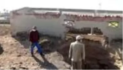 Evlerinin yanındaki obruğa rağmen yaylada yaşamaya devam ediyorlar Evlerinin yanındaki obruğa rağmen yaylada yaşamaya devam ediyorlar