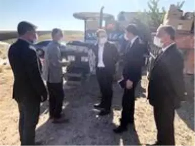 Kaymakam Alemdaroğlu Taşkuyu köyünde incelemelerde bulundu Kaymakam Alemdaroğlu Taşkuyu köyünde incelemelerde bulundu