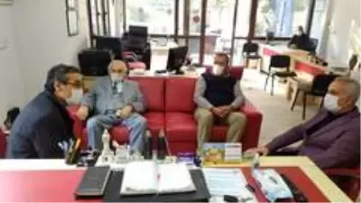 Kaymakam Yücel, Emlak Müşavirleri Derneği'ni ziyaret etti Kaymakam Yücel, Emlak Müşavirleri Derneği'ni ziyaret etti