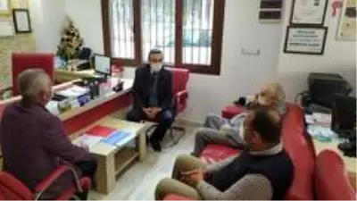 Kaymakam Yücel, Emlak Müşavirleri Derneği'ni ziyaret etti Kaymakam Yücel, Emlak Müşavirleri Derneği'ni ziyaret etti