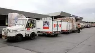 Turkish Cargo, kıtalar arası kurduğu hava kargo köprüsüyle Kovid-19 aşılarını taşıyor Turkish Cargo, kıtalar arası kurduğu hava kargo köprüsüyle Kovid-19 aşılarını taşıyor