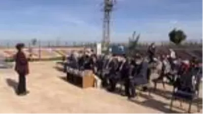 ŞANLIURFA - Öğrenciler okullarının duvarlarını bozkırın canlılarıyla renklendirdi