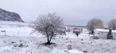 Seydikemer'e yılın ilk karı düştü Seydikemer'e yılın ilk karı düştü