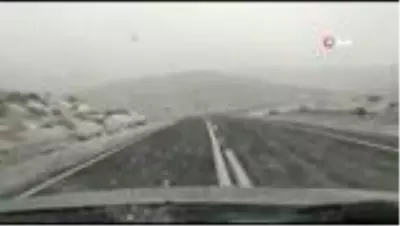 Adıyaman'a mevsimin ilk karı düştü