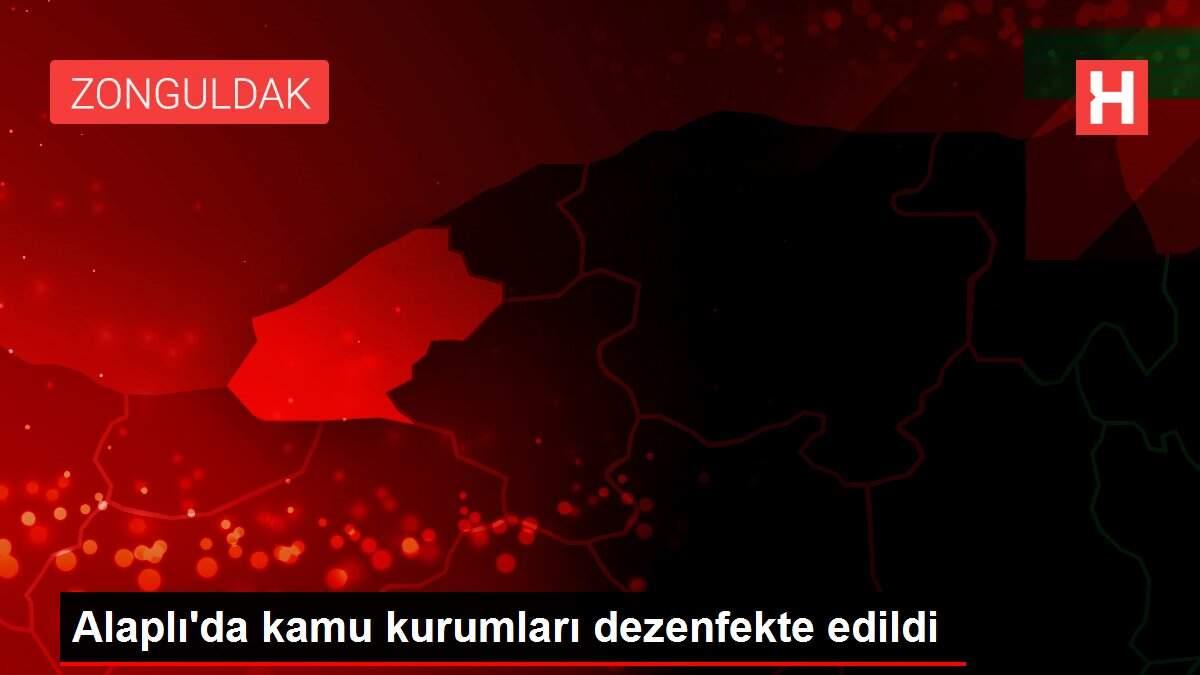 Alaplı'da kamu kurumları dezenfekte edildi