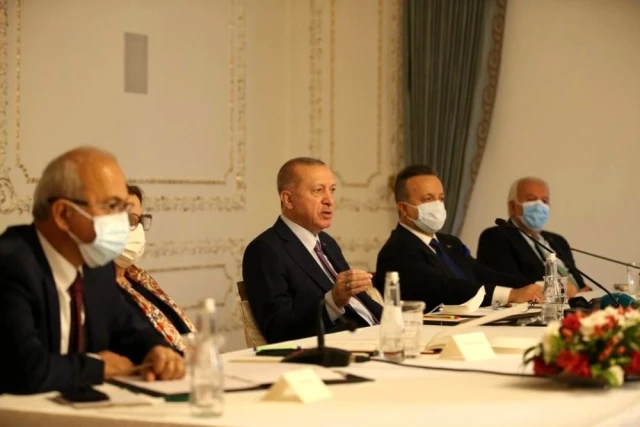 Son dakika haber... Altunkaya ve Kaplan Cumhurbaşkanı Erdoğan'a sorunları anlattı
