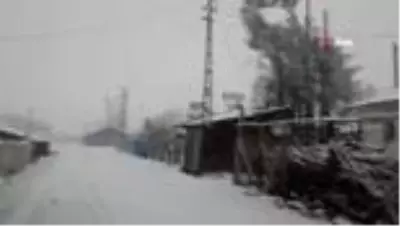 Bingöl'de kar yağışı