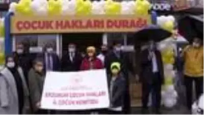 Son dakika haberleri... Çocuklara özel otobüs durağı açıldı Son dakika haberleri... Çocuklara özel otobüs durağı açıldı