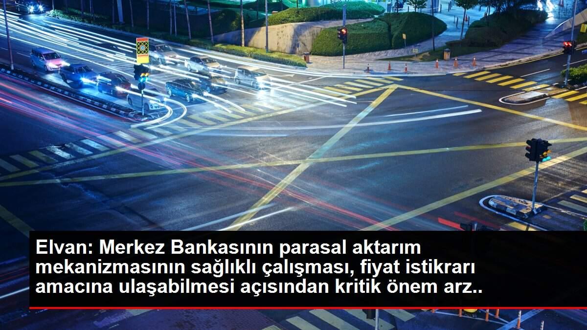 Elvan: Merkez Bankasının parasal aktarım mekanizmasının sağlıklı çalışması, fiyat istikrarı amacına ulaşabilmesi açısından kritik önem arz etmektedir