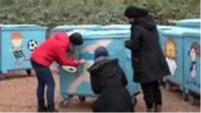 Fatsa'da çöp konteynırları çiçek açtı Fatsa'da çöp konteynırları çiçek açtı