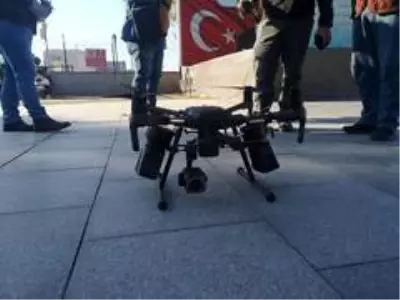 İzmir'de drone destekli korona denetimi İzmir'de drone destekli korona denetimi