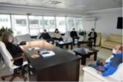 Kadıoğlu mozaiklerini incelediler Kadıoğlu mozaiklerini incelediler