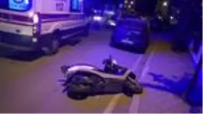 Kaldırıma çarpan motosiklet sürücüsü ağır yaralandı Kaldırıma çarpan motosiklet sürücüsü ağır yaralandı