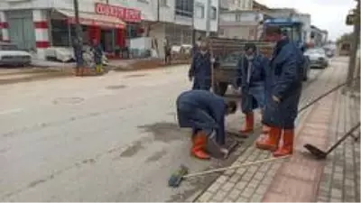 Karaman Belediyesiden yağışlara karşı kış hazırlığı Karaman Belediyesiden yağışlara karşı kış hazırlığı