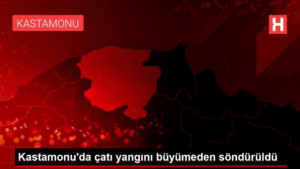 Son dakika haber | Kastamonu'da çatı yangını büyümeden söndürüldü