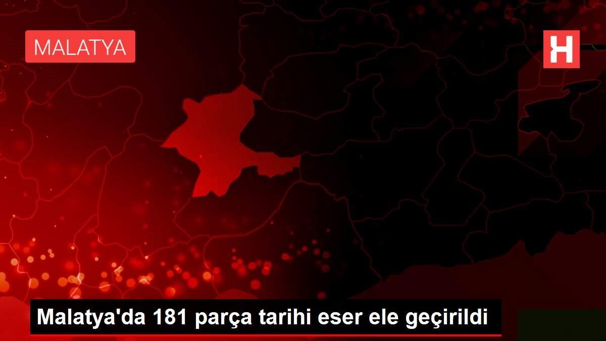 Malatya'da 181 parça tarihi eser ele geçirildi Malatya'da 181 parça tarihi eser ele geçirildi