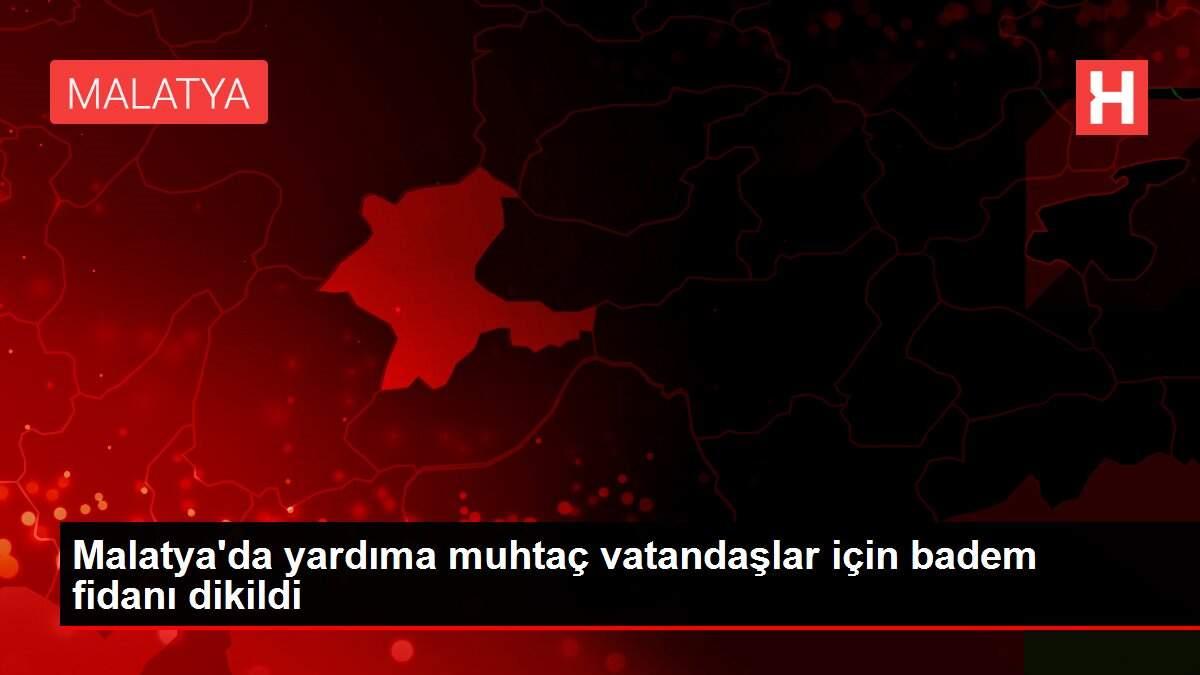 Malatya'da yardıma muhtaç vatandaşlar için badem fidanı dikildi Malatya'da yardıma muhtaç vatandaşlar için badem fidanı dikildi