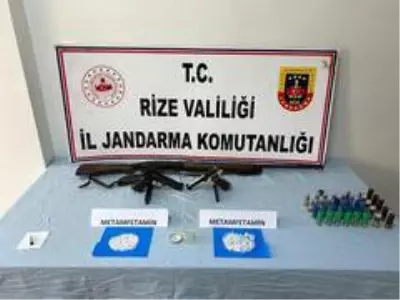 Rize'de uyuşturucu operasyonu Rize'de uyuşturucu operasyonu