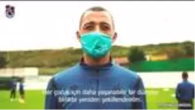 Son Dakika | Trabzonsporlu futbolculardan 'Dünya Çocuk Hakları Günü' mesajı Son Dakika | Trabzonsporlu futbolculardan 'Dünya Çocuk Hakları Günü' mesajı