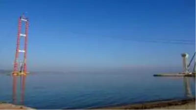 1915 Çanakkale Köprüsü'nün ilk 'mega blok' tabliyesi Çanakkale'ye geldi
