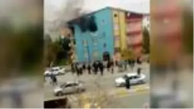 Benzin dökülen sobanın patlaması sonucu çıkan yangında 5 kişi yaralandı