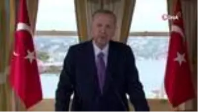 Cumhurbaşkanı Erdoğan'dan G-20 Liderler Zirvesi'ne görüntülü mesaj Cumhurbaşkanı Erdoğan'dan G-20 Liderler Zirvesi'ne görüntülü mesaj