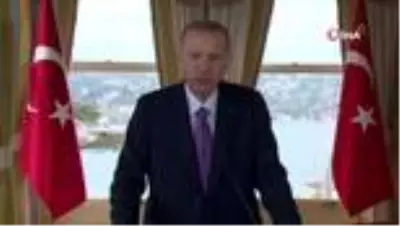 Cumhurbaşkanı Erdoğan'dan G-20 Liderler Zirvesi'ne görüntülü mesaj Cumhurbaşkanı Erdoğan'dan G-20 Liderler Zirvesi'ne görüntülü mesaj