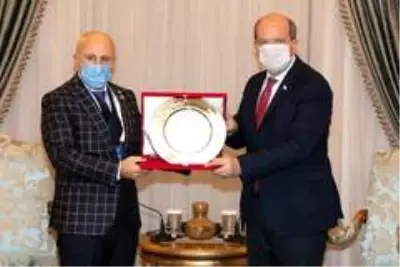 Son dakika haberi | KKTC Cumhurbaşkanı Tatar, İstanbul Sanayicileri ve İş Adamları Derneği heyetini kabul etti