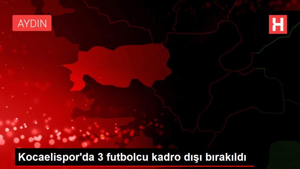 Kocaelispor'da 3 futbolcu kadro dışı bırakıldı