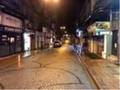 Son dakika haber: Polis kent merkezini bariyerle kapattı Son dakika haber: Polis kent merkezini bariyerle kapattı