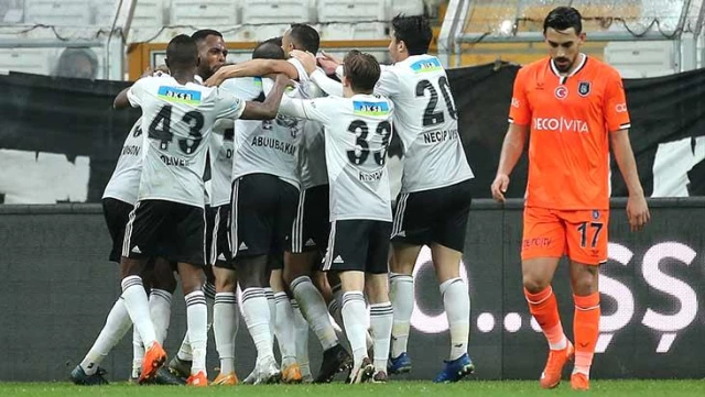 Son Dakika: Beşiktaş, evinde Başakşehir'i 3-2 mağlup etti