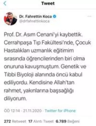 Son dakika gündem: Tıp dünyası ve ülkemizin acı kaybı...Prof. Dr. Asım Cenani hayatını kaybetti Son dakika gündem: Tıp dünyası ve ülkemizin acı kaybı...Prof. Dr. Asım Cenani hayatını kaybetti