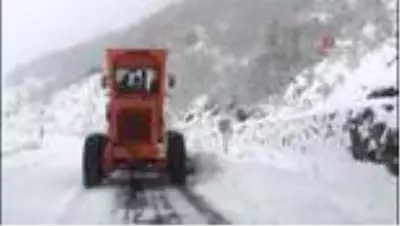 Tunceli'de kar yağışı