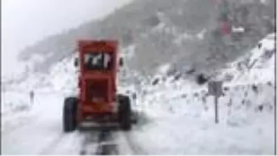 Tunceli'de kar yağışı