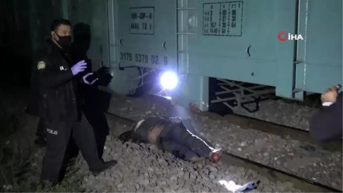 Adana'da yük treninin çarpmasıyla kolu kopan kişi ağır yaralandı
