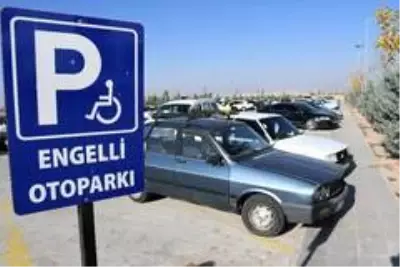 Aksaray'da engelli park yeri işgaline af yok Aksaray'da engelli park yeri işgaline af yok
