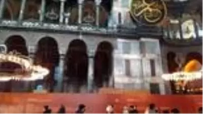 Ayasofya'da dev iskele 7 yıl sonra kaldırıldı