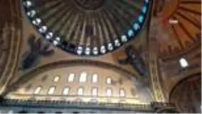 Ayasofya'da dev iskele 7 yıl sonra kaldırıldı
