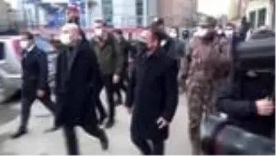 Bakan Soylu, Yüksekova'da esnafı ziyaret etti