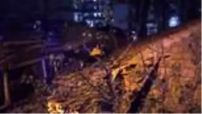 Başkentte, taksi evin çatısına devrildi: 1 yaralı Başkentte, taksi evin çatısına devrildi: 1 yaralı