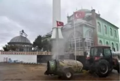 Çan belediyesi'nden köylere dezenfekte desteği Çan belediyesi'nden köylere dezenfekte desteği